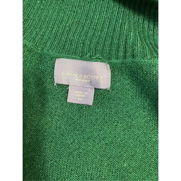 Laura Scott One-Piece Cardigan Sweater With Tank 3X - Picture 5 of 9